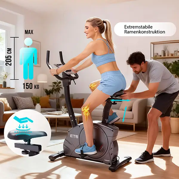 Ergometer ET 6: Perfekt an dich angepasst